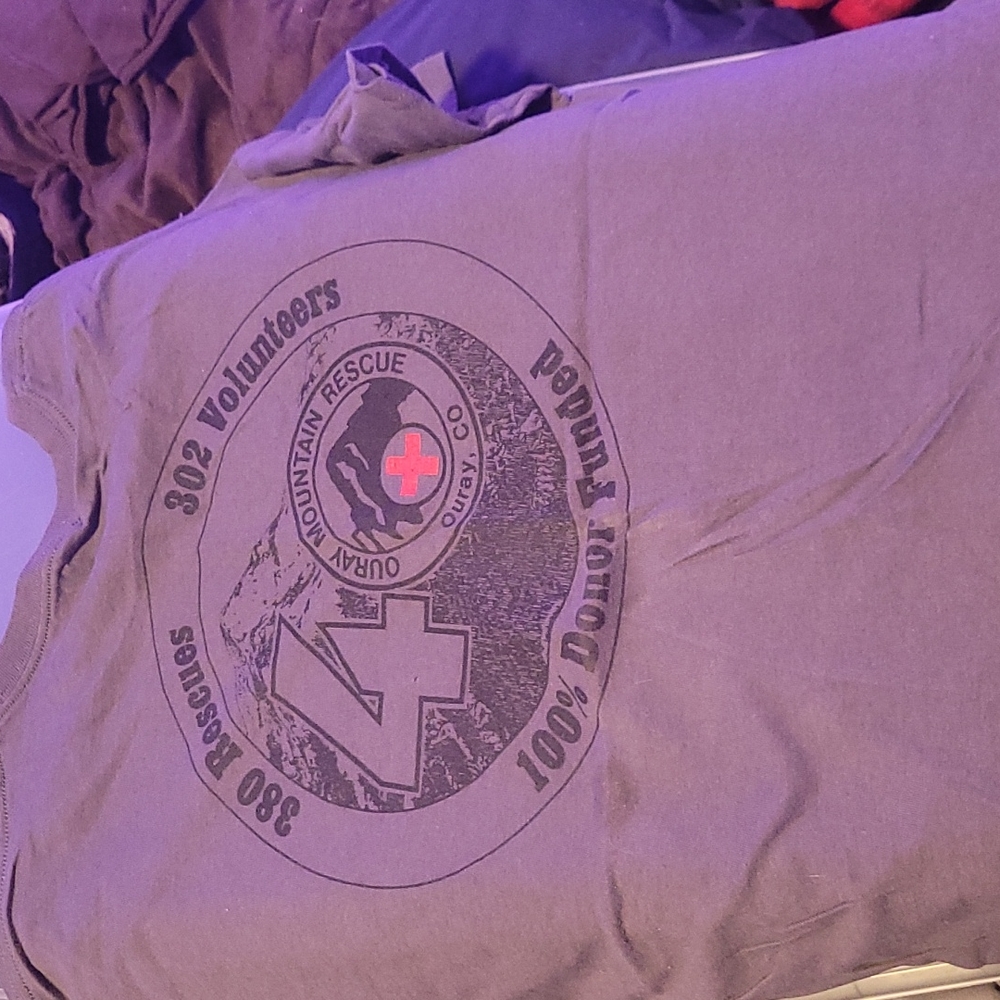 Bought tshirt in Ouray, Colorado, Large